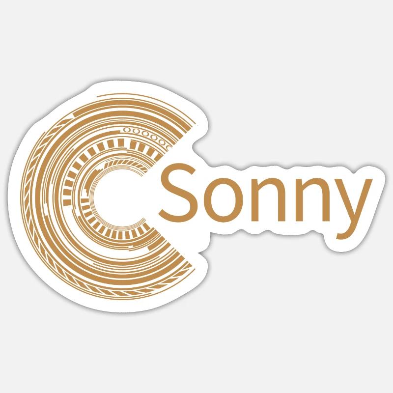 Pour Sonny - Sticker taille S (10 x 10 cm) - blanc mat
