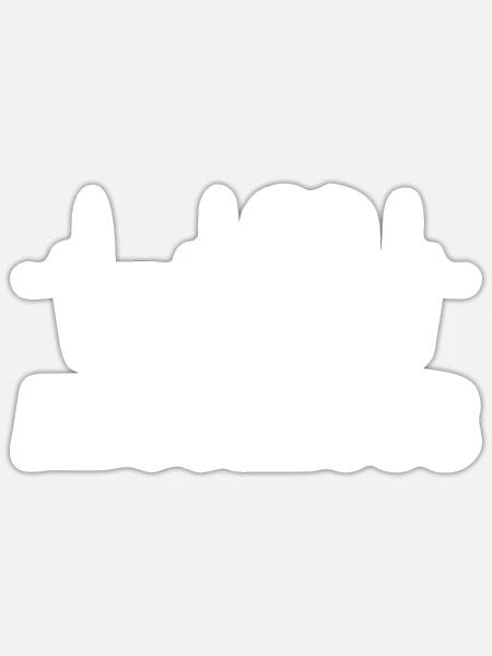 Abschluss - Sticker Größe S (10 x 10 cm) - Mattweiß