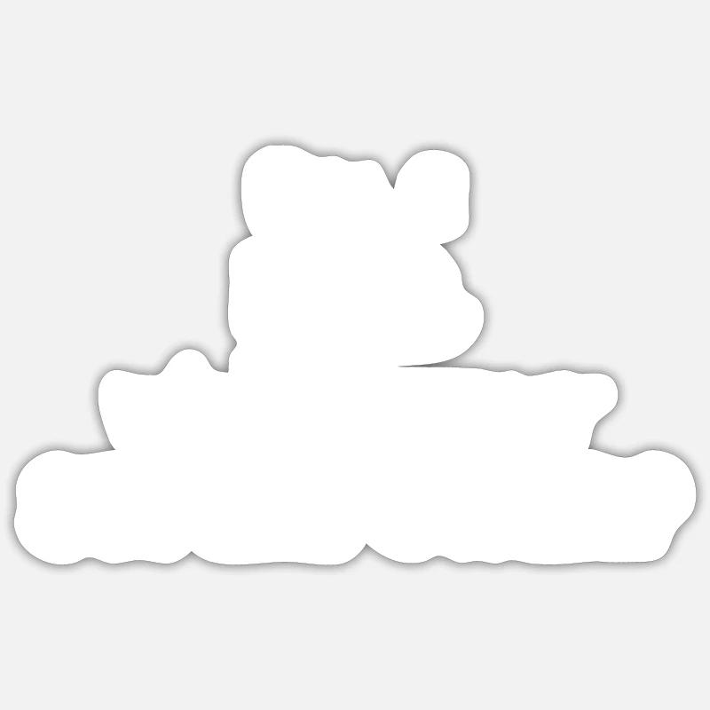 Im a Dad - Sticker size S (10 x 10 cm) - white matte