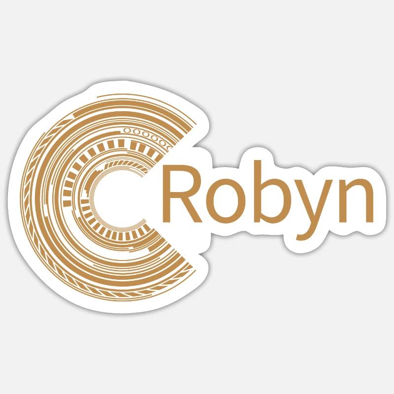 Für Robyn - Sticker Größe S (10 x 10 cm) - Mattweiß