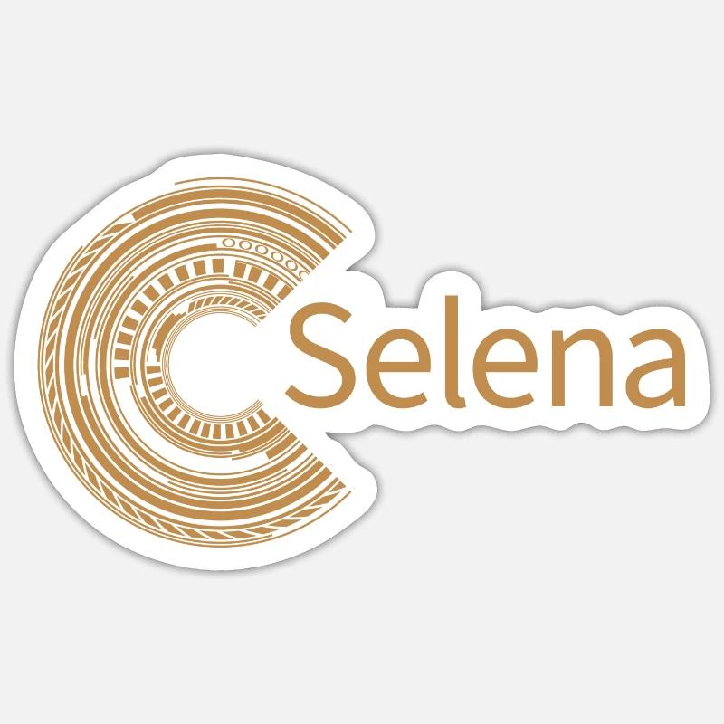 For Selena - Sticker size S (10 x 10 cm) - white matte