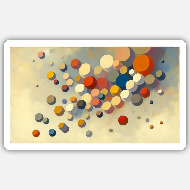 Bunte Unendlichkeit: Die Essenz der Sticker Größe S (10 x 10 cm)