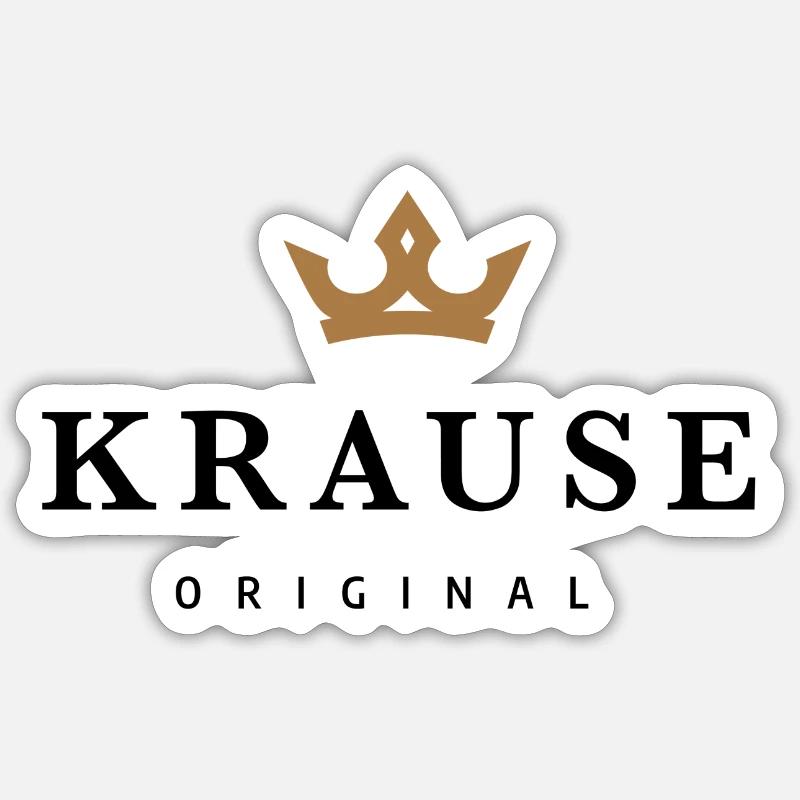 Krause - Sticker Größe S (10 x 10 cm) - Mattweiß