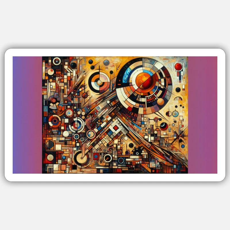 Explosion der Farben Sticker Größe S (10 x 10 cm)