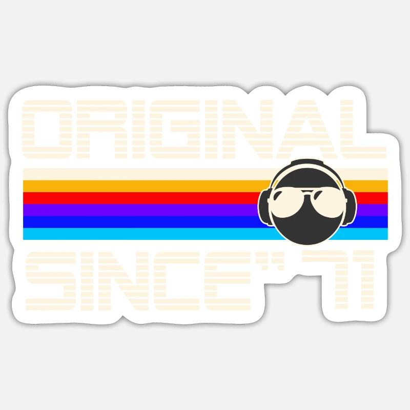 Since 71 Sticker taille S (10 x 10 cm)