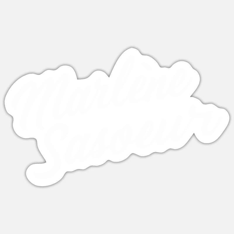 Marlène Sasoeur Sticker taille S (10 x 10 cm)