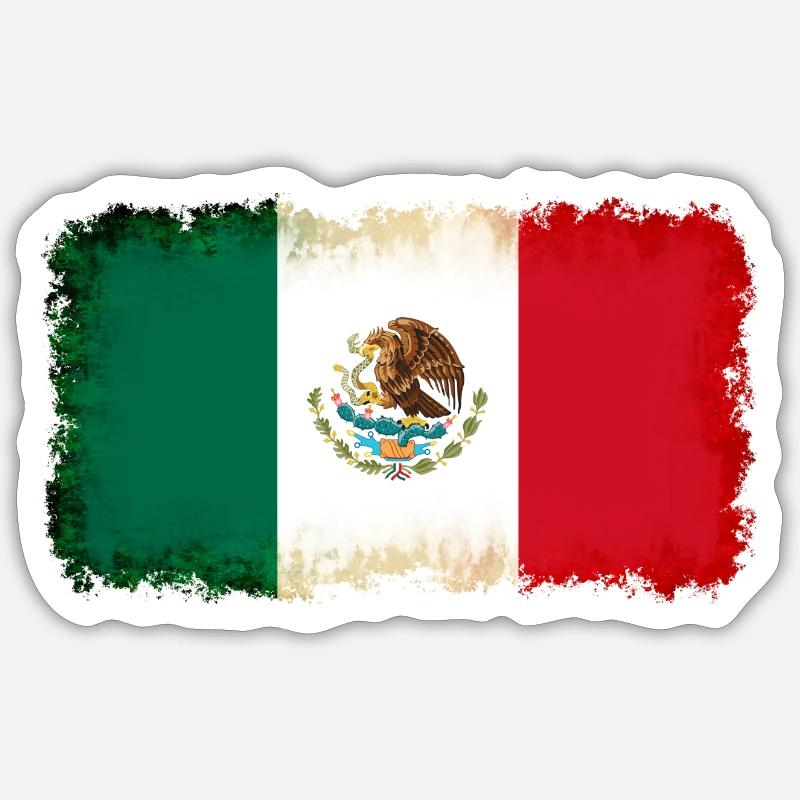 Gift for Mexico - Sticker size S (10 x 10 cm) - white matte