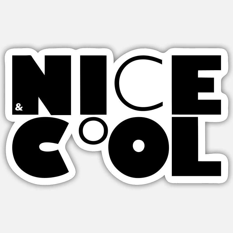 NICE&CoOL Sticker Größe S (10 x 10 cm)