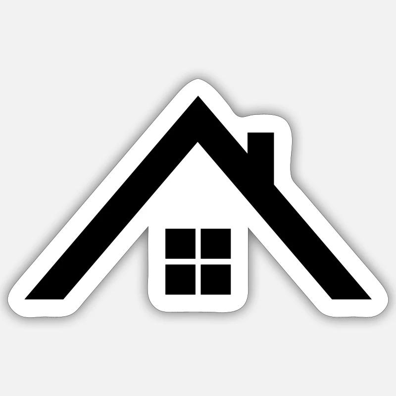 Toit Sticker taille S (10 x 10 cm)