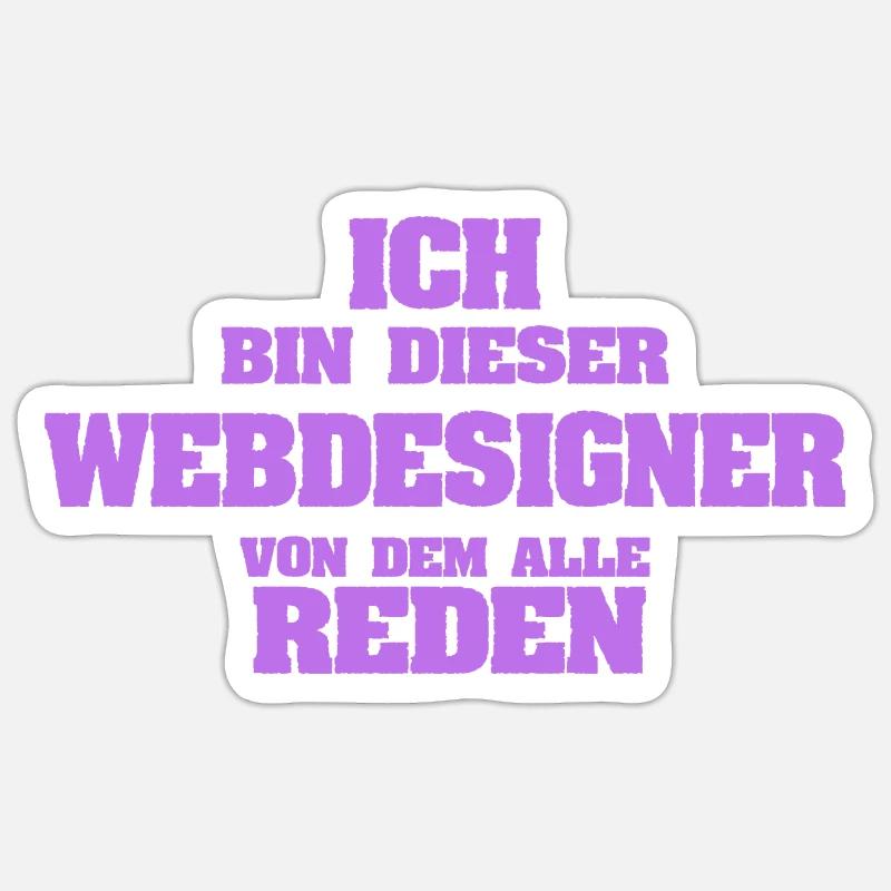 Webdesigner Sticker Größe S (10 x 10 cm)
