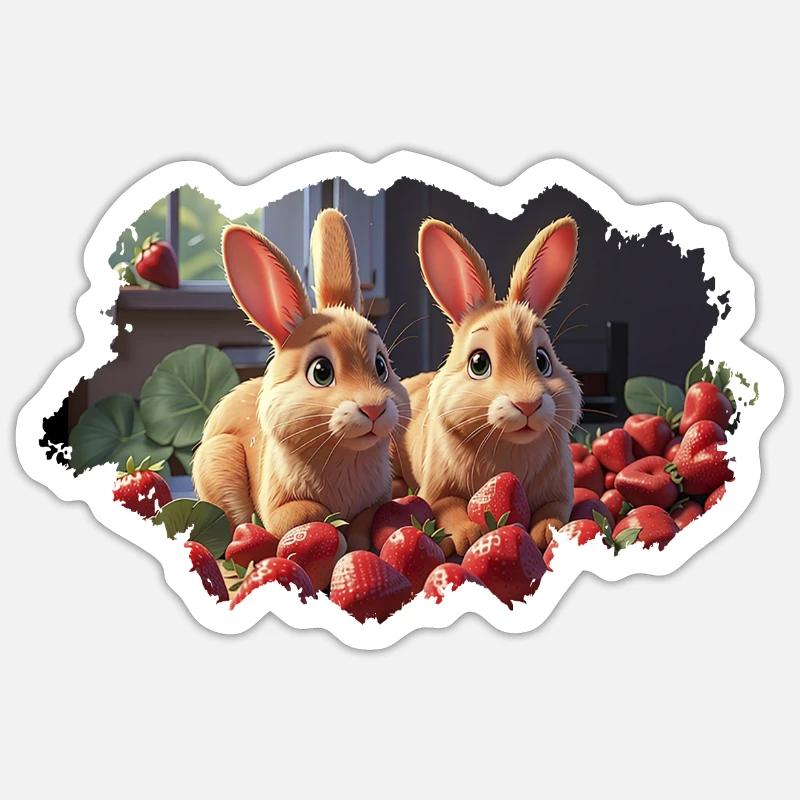 Panda on Lunch Breakfast Box Lunch Box Sticker size S (10 x 10 cm)