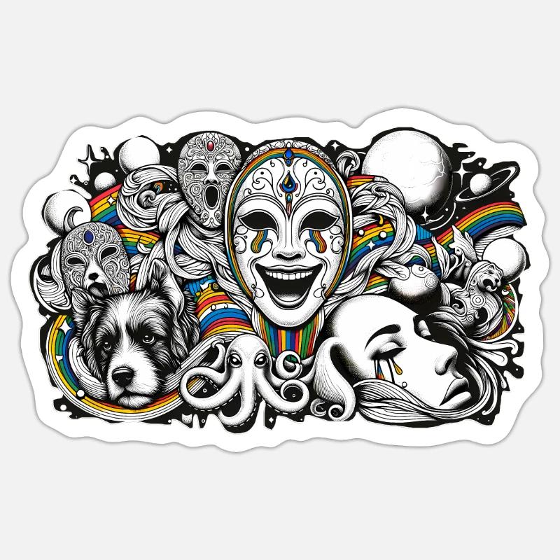 Sticker Größe S (10 x 10 cm) - 