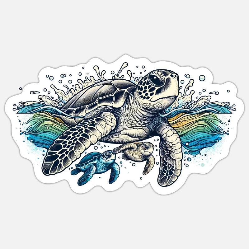 Sticker Größe S (10 x 10 cm) - 