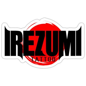 irezumi tattoo inked japan inked traditional - Sticker size S (10 x 10 cm) - white matte - Front