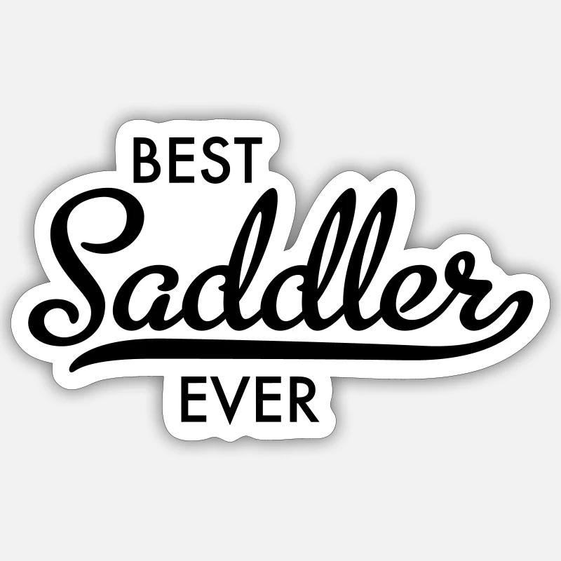 Saddler Sticker size S (10 x 10 cm)