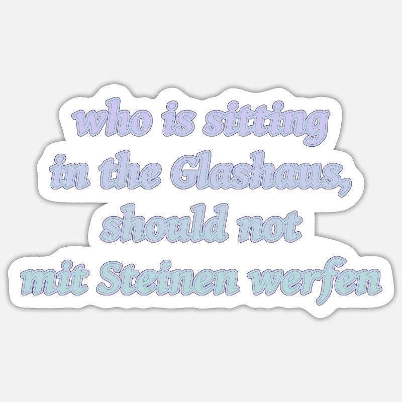 Sticker size S (10 x 10 cm) -