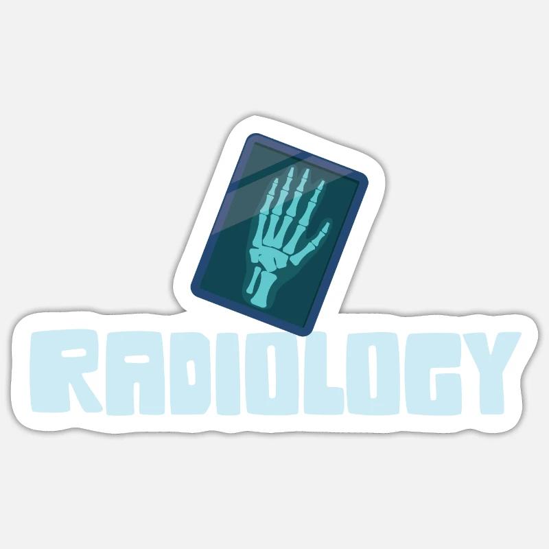 Radiology Squad Rad Tech Radiographer Technician Sticker size S (10 x 10 cm)