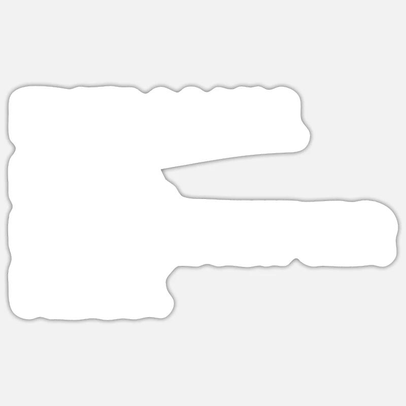 Marathon Courir Jogging - Sticker taille S (10 x 10 cm) - blanc mat