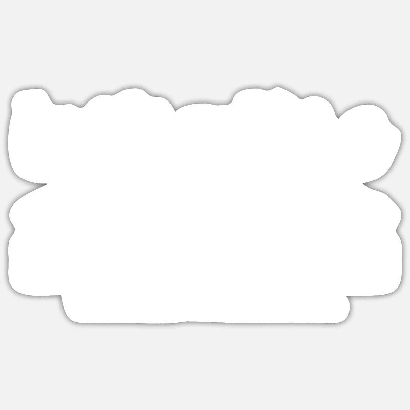 Krankenschwester in Bearbeitung, bitte warten - Sticker Größe S (10 x 10 cm) - Mattweiß