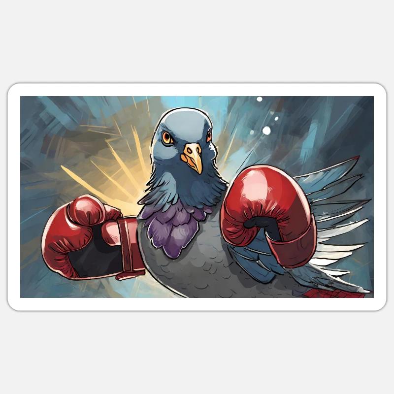 Pun ambiguous expression Taubenschlag pigeon loft Sticker size S (10 x 10 cm)
