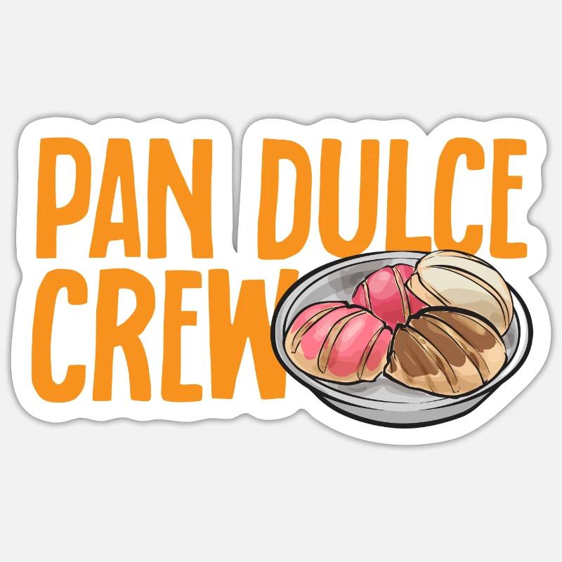 Concha Hispanic Mexican Pan Dulce Sticker size S (10 x 10 cm)