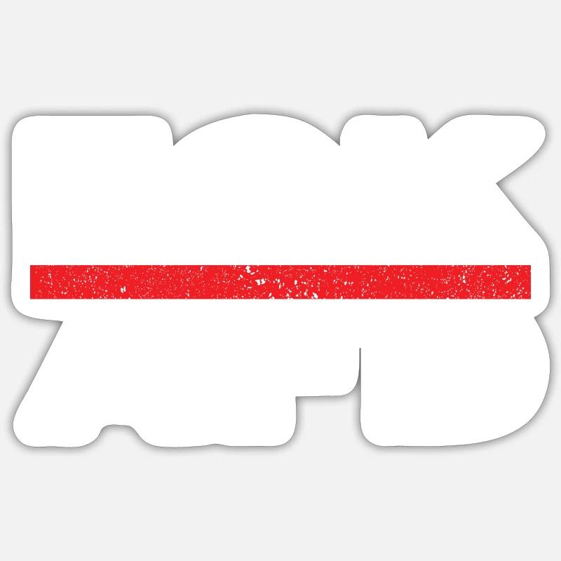 FCK AFD - Sticker Größe S (10 x 10 cm) - Mattweiß