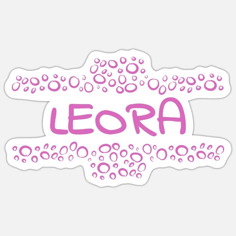 Leora Sticker Größe S (10 x 10 cm)