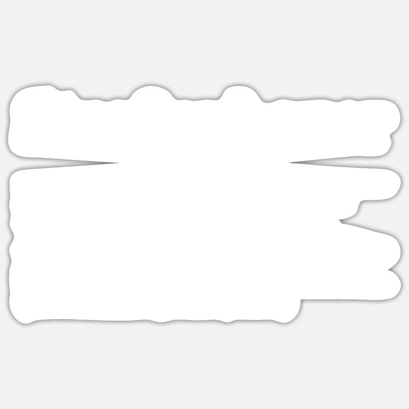 Straßenbauer Bauarbeiter Baustelle Straßenbauer - Sticker Größe S (10 x 10 cm) - Mattweiß