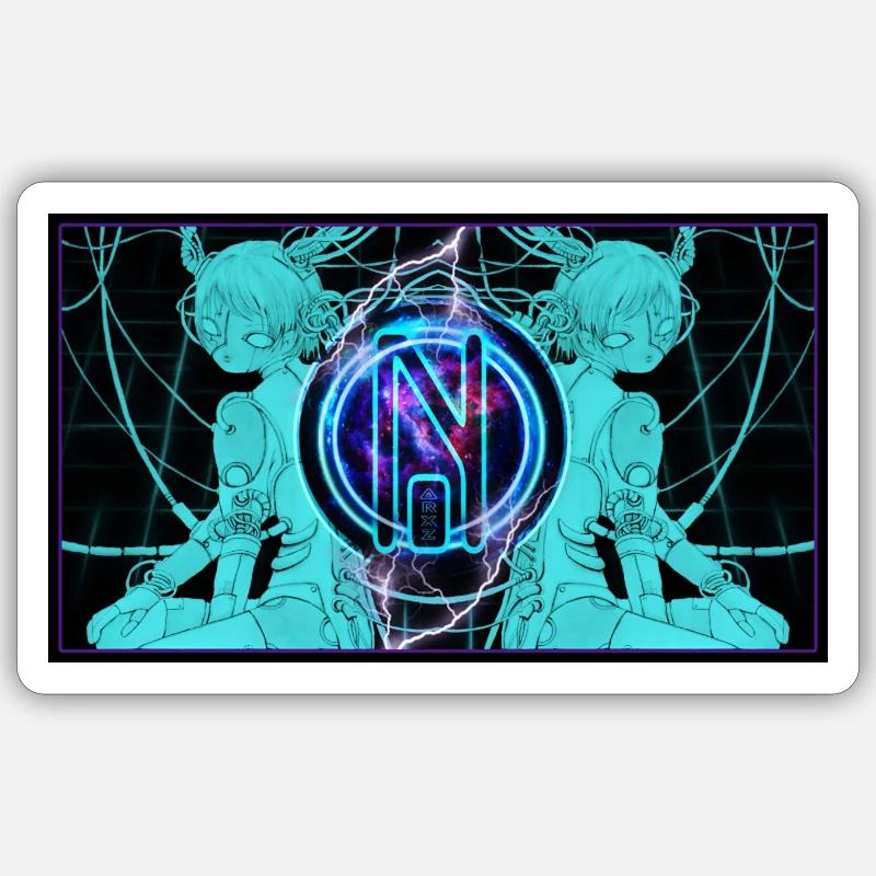 Narxz Matrix Sticker Größe S (10 x 10 cm)