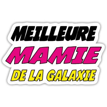BEST GRANNY IN THE GALAXY - Sticker size S (10 x 10 cm) - white matte - Front