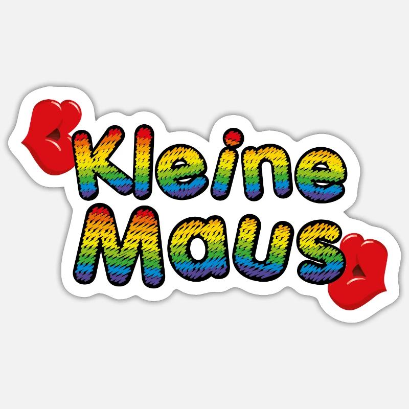 Maus Sticker Größe S (10 x 10 cm)