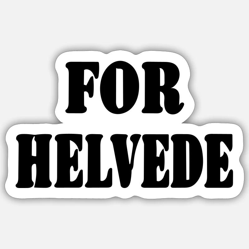 verdammt - Sticker Größe S (10 x 10 cm) - Mattweiß