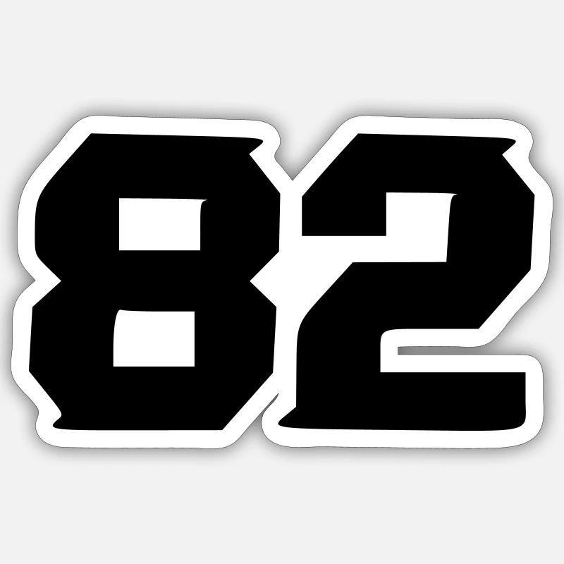 82 Sticker size S (10 x 10 cm)