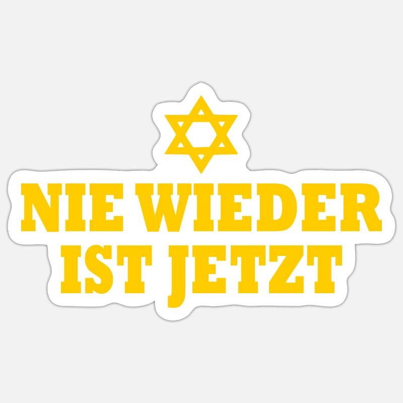 Plus jamais, c’est maintenant - Sticker taille S (10 x 10 cm) - blanc mat