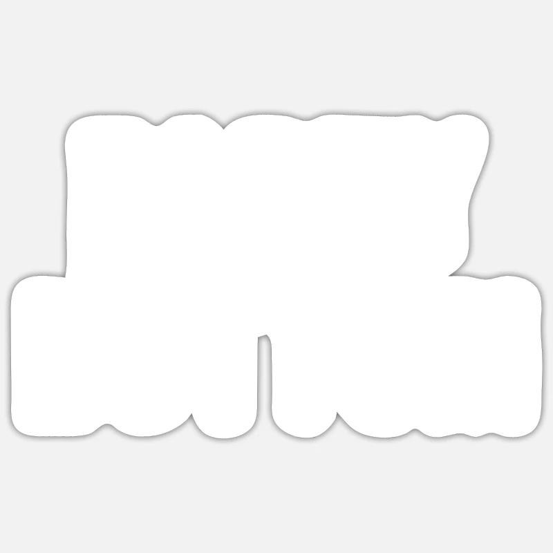 Party Bottom Sticker size S (10 x 10 cm)