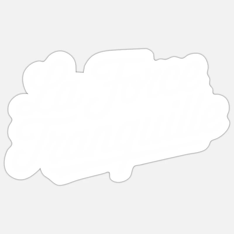 La force tranquille Sticker taille S (10 x 10 cm)