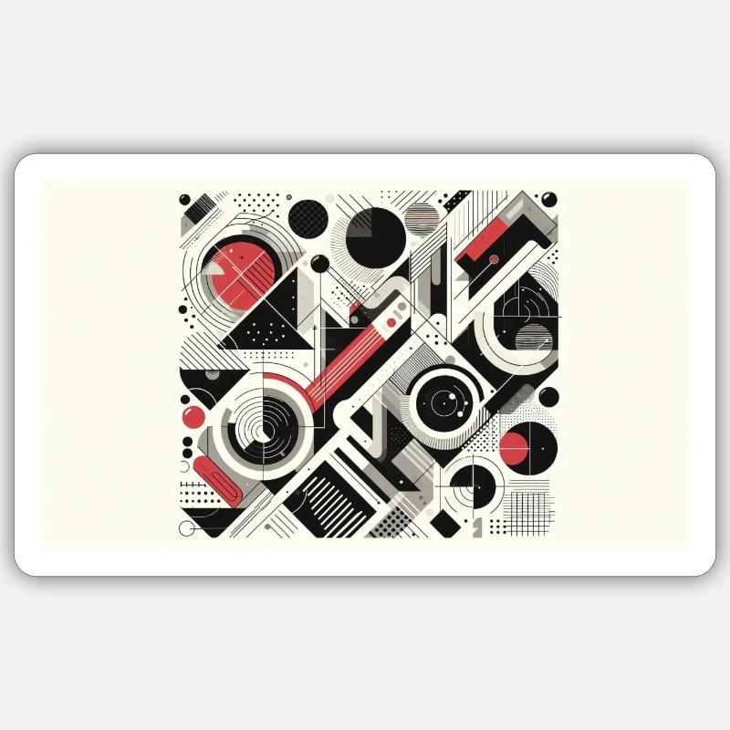 Abstract Sticker size S (10 x 10 cm)