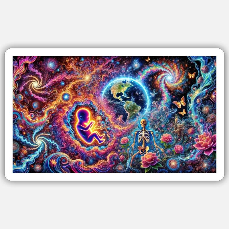 Sticker Größe S (10 x 10 cm) - 