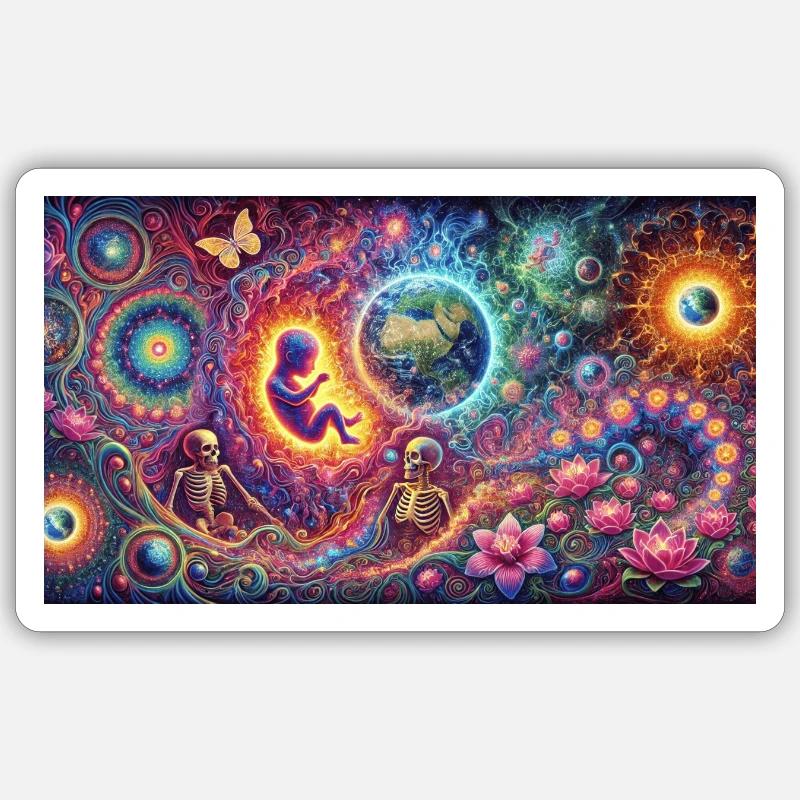 Sticker Größe S (10 x 10 cm) - 