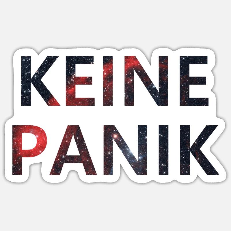 Keine Panik 4 - Sticker Größe S (10 x 10 cm) - Mattweiß