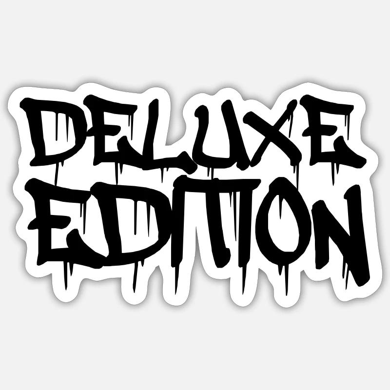 Deluxe Edition - Sticker Größe S (10 x 10 cm) - Mattweiß
