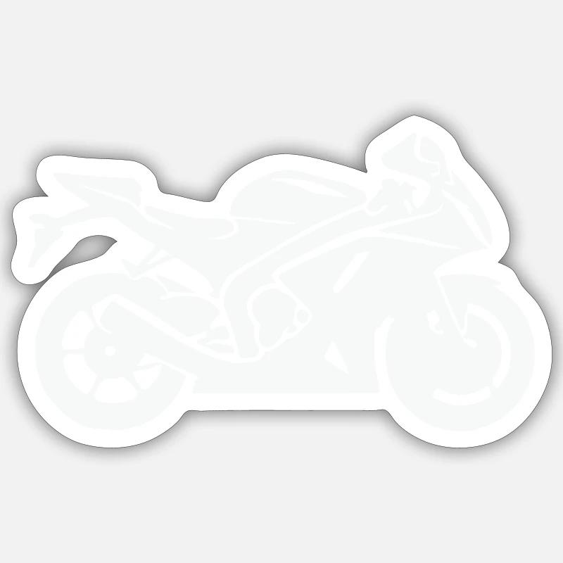 motorcycle Sticker size S (10 x 10 cm)