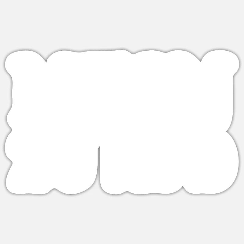 Non à afd - Sticker taille S (10 x 10 cm) - blanc mat