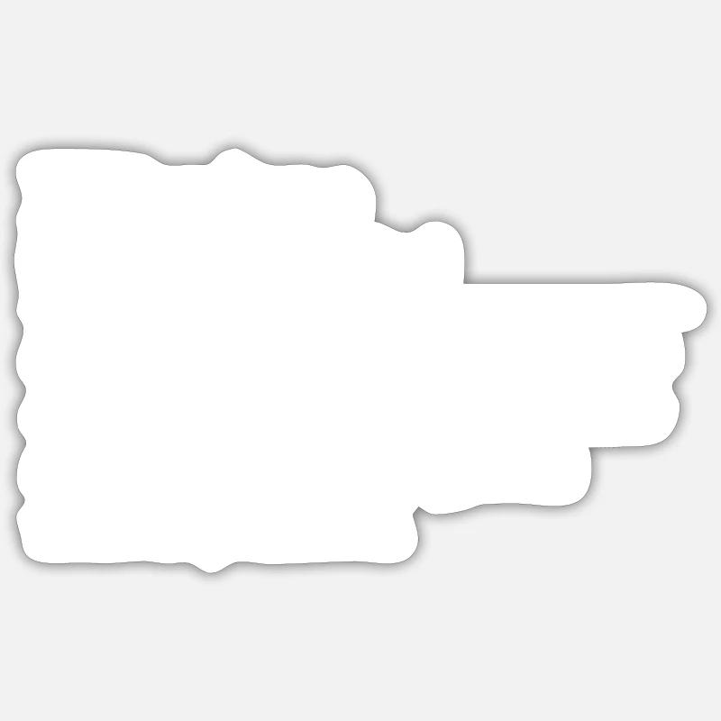 Flitzpiepe Lustige Deutsche Redewendung - Sticker Größe S (10 x 10 cm) - Mattweiß