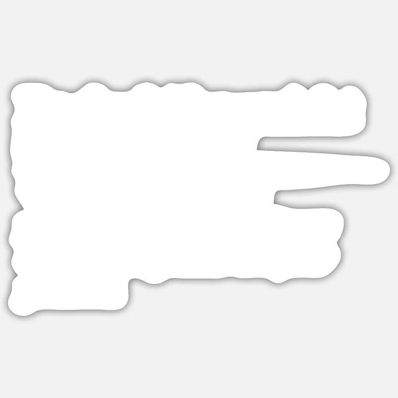 Backpfeifengesicht Funny German Idiom Sticker size S (10 x 10 cm)