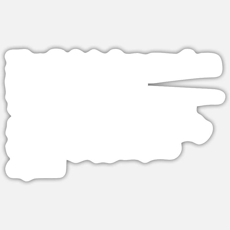 Making a Polish Funny German Idiom Sticker size S (10 x 10 cm)