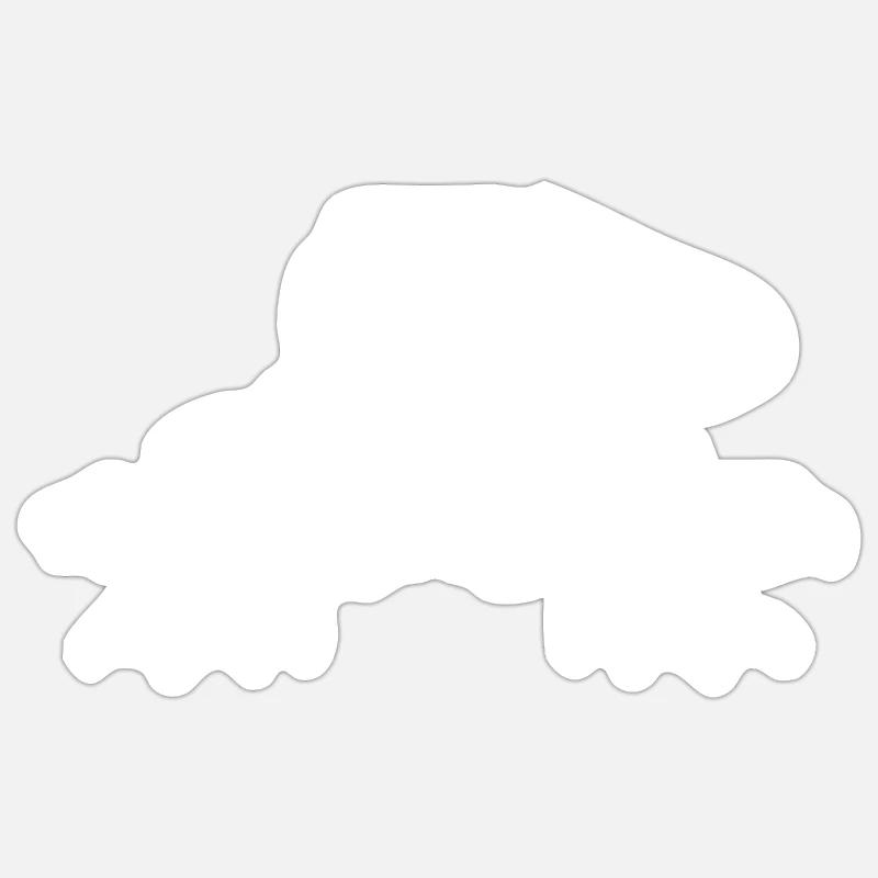 Lizard - Sticker size S (10 x 10 cm) - white matte