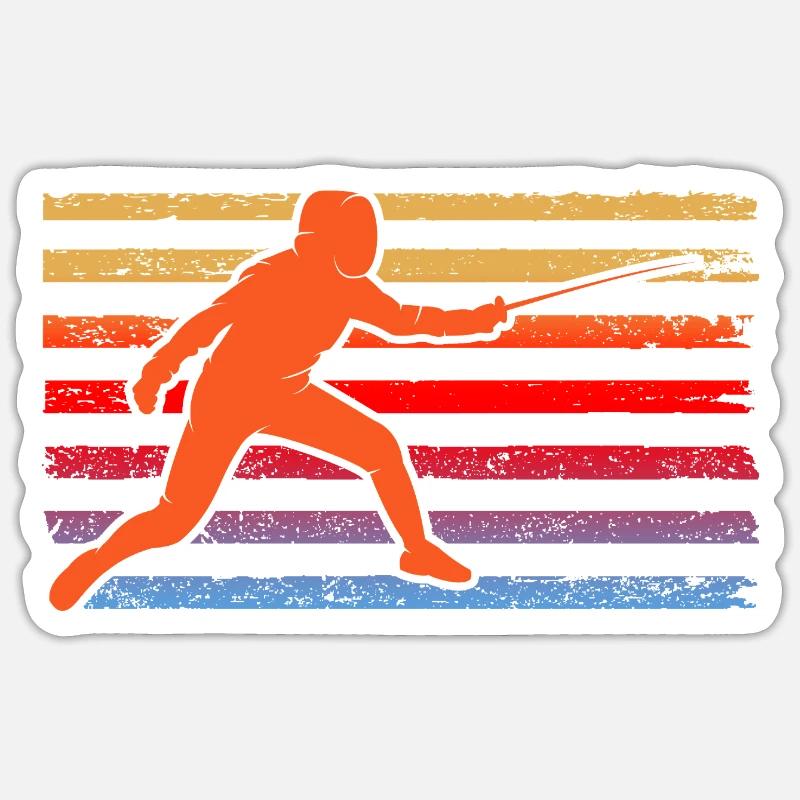 Clôture Clôture - Sticker taille S (10 x 10 cm) - blanc mat