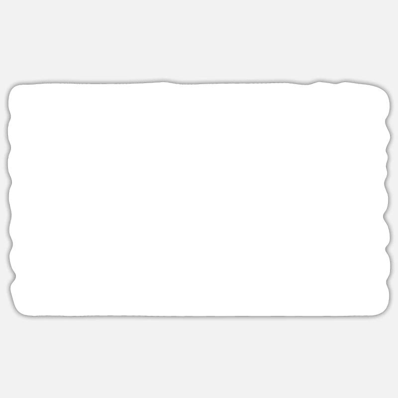 Clôture Clôture - Sticker taille S (10 x 10 cm) - blanc mat