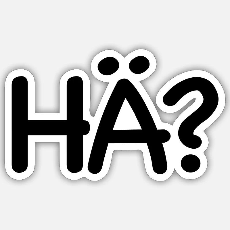 Excusez-moi, hein Sticker taille S (10 x 10 cm)